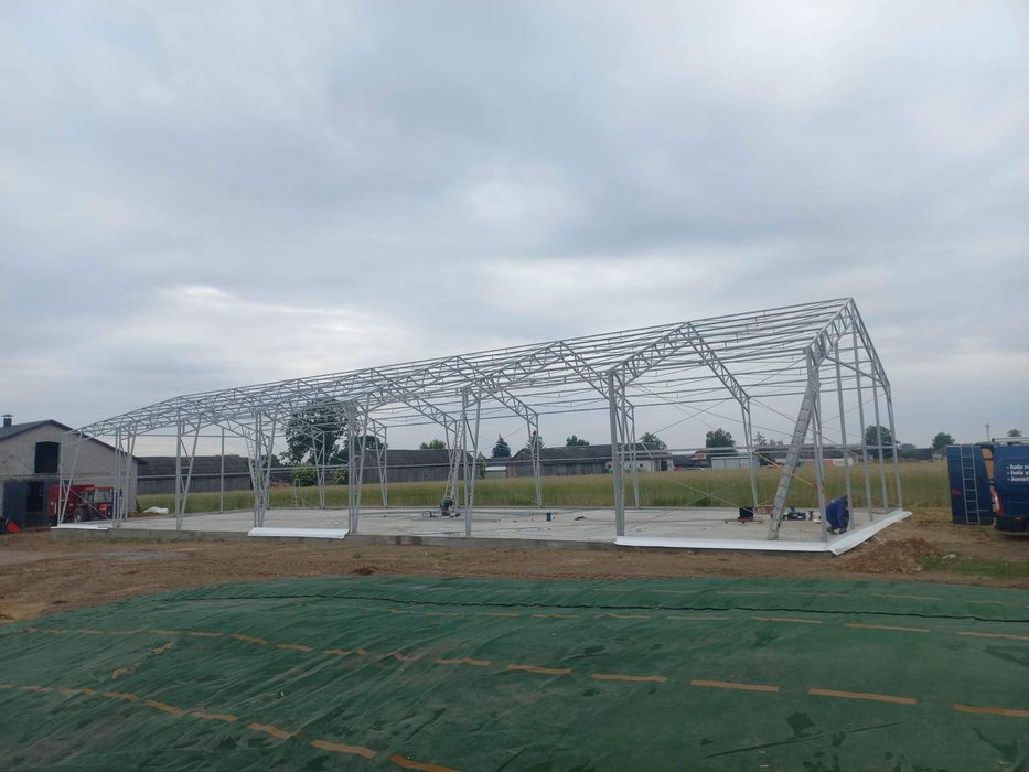 Konstrukcja stalowa Hali namiotowej 10x20x4 KON-STAL OD RĘKI