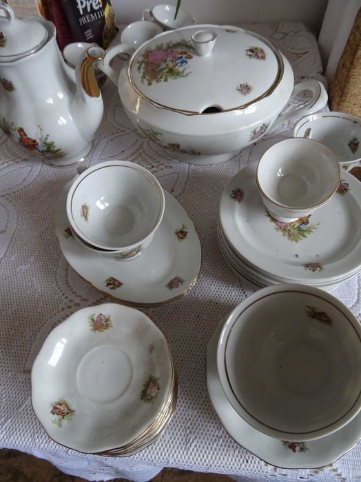 Ćmielów Miłość Wiedeńska Porcelana PRL  lata  1970
