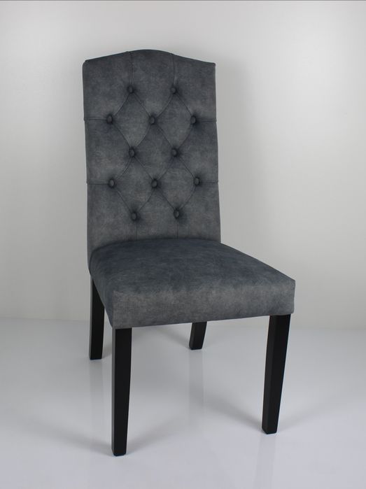 Krzesło tapicerowane, nowoczesne, Glamour