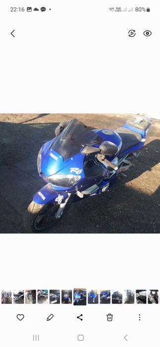 Yamaha R6 yzf 600  czasza kierownica silnik fotel