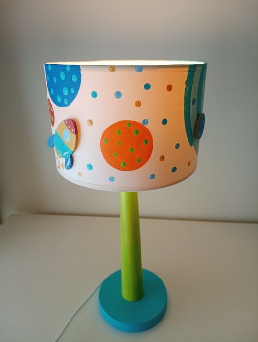 Candeeiros + Puxadores (Tema espaço). Conjunto Quarto Infantil