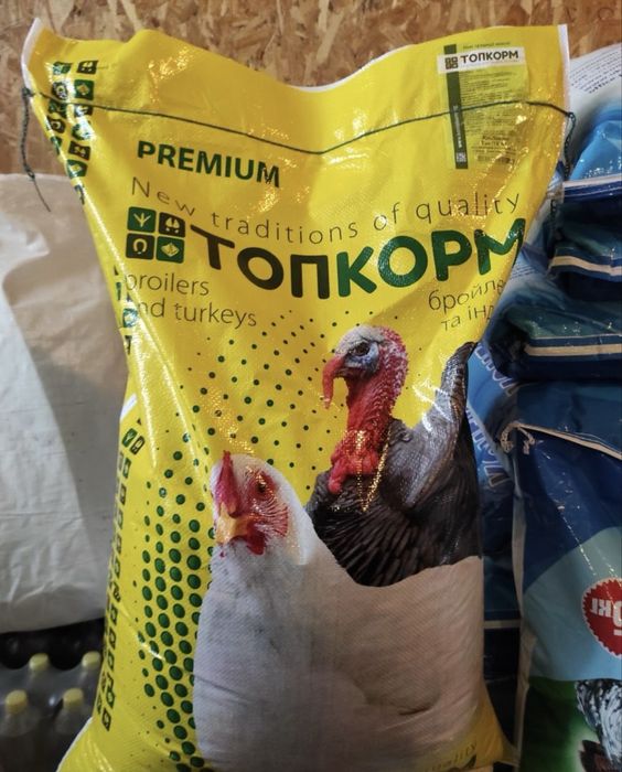 Повнораціонні корма для птиці ТМ «Топ Корм»