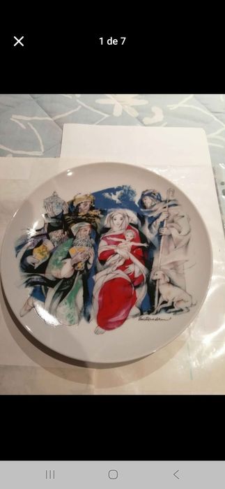 Pratos de Natal  vista alegre anos disponíveis