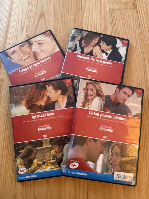 Filmy na DVD - 4 komedie romantyczne