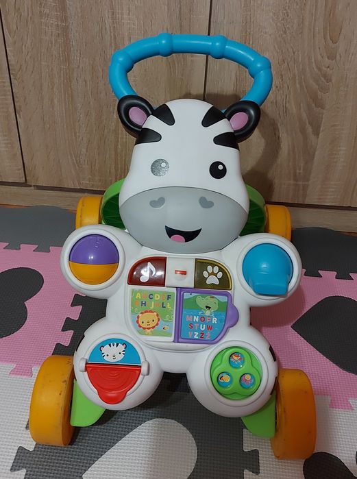 Chodzik pchacz zebra fisher-price