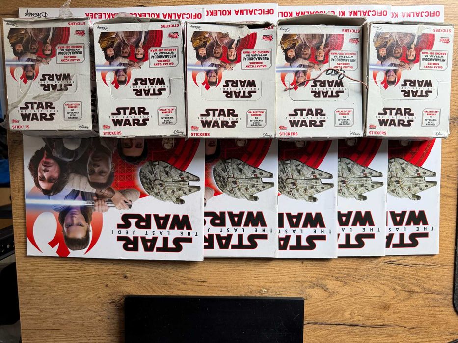 5 Albumów i 5 zestawów Naklejek Star Wars