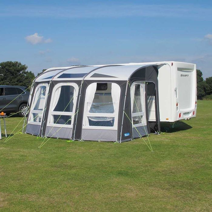 Luksusowy Przedsionek Kampa Ace 400 - lekki stelaż, szybki montaż