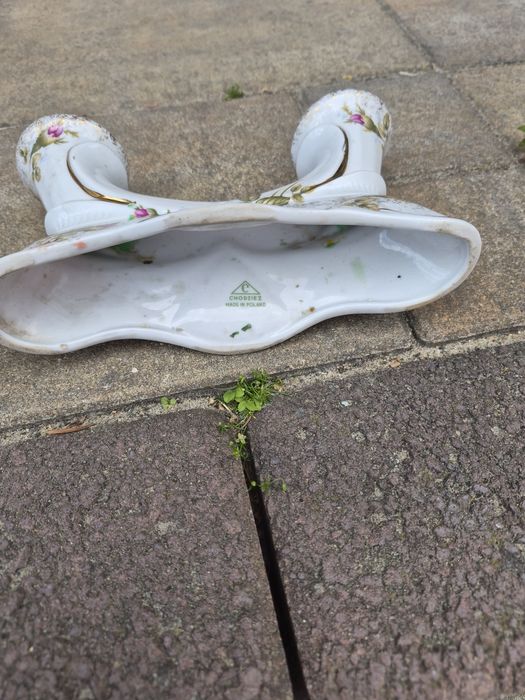 Świecznik porcelanowy Chodzież 2 szt.