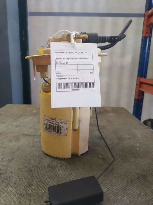 BOMBA DE COMBUSTIVEL PEUGEOT 207 / 9685044880 / A2C53282817