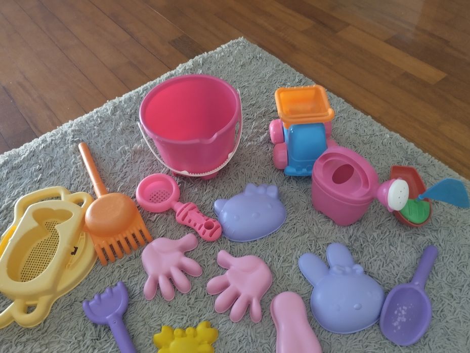 Conjunto de brinquedos de praia