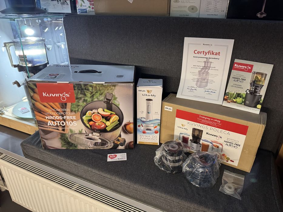 Kuvings Auto 10S  New !!! 4 Sita !!! Księga !!! Uszczelki !!!