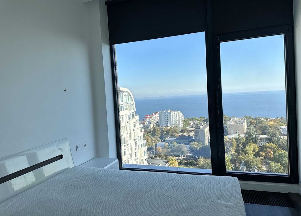 Новая 2комн с кухней студией на Французском бульваре, ПАНОРАМА МОРЯ