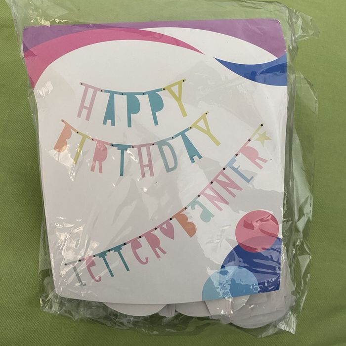 Grinalda alfabeto cores pasteis