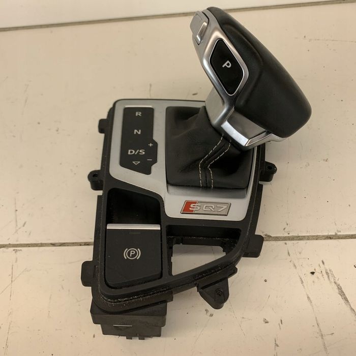 Gałka Zmiany Biegów Skóra Mieszek Dekor Ramka Komplet Audi Sq7 Q7 4M 18R