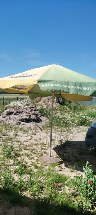 Parasol ogrodowy piwny 4 m