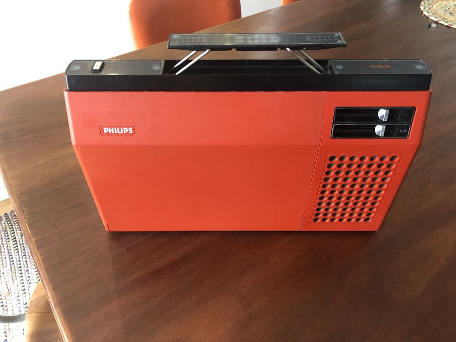 Gira-discos philips vintage portatil