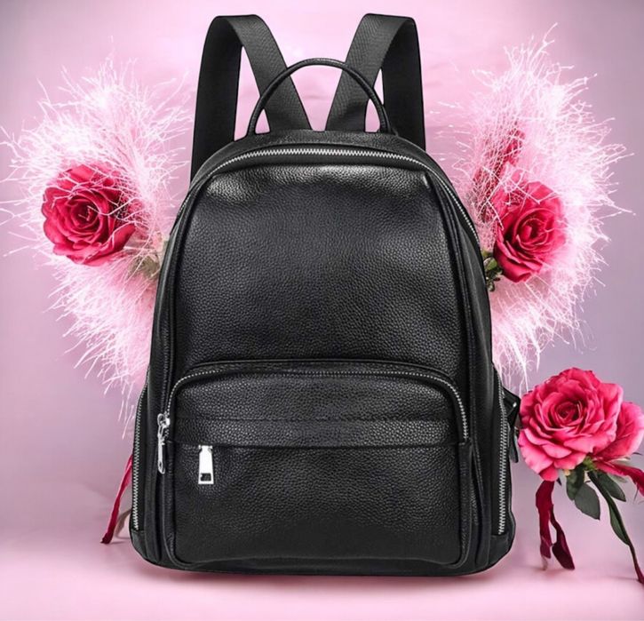 Шкіряний жіночий рюкзак, Кожаный женский рюкзак