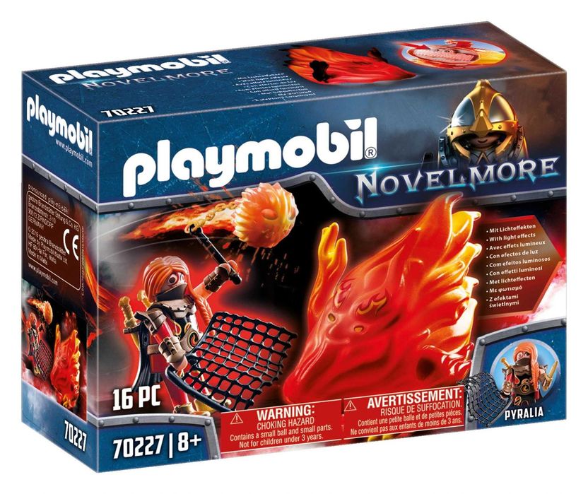 PLAYMOBIL Knights NOVELMORE 70227 Ognisty Duch Wojowników Burnham C308