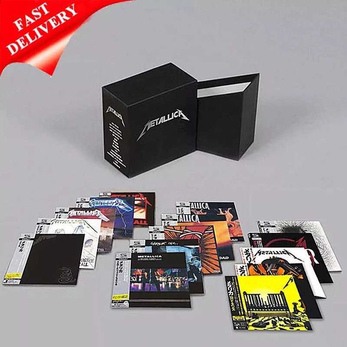 Metallica BOX SET 15 альбомів, 21 діск. Нове. Запечатано. Міні