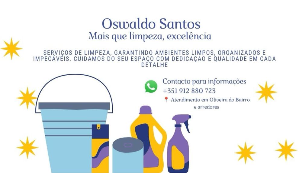 Serviços de Limpeza Profissional - Aveiro e Oliveira do Bairro