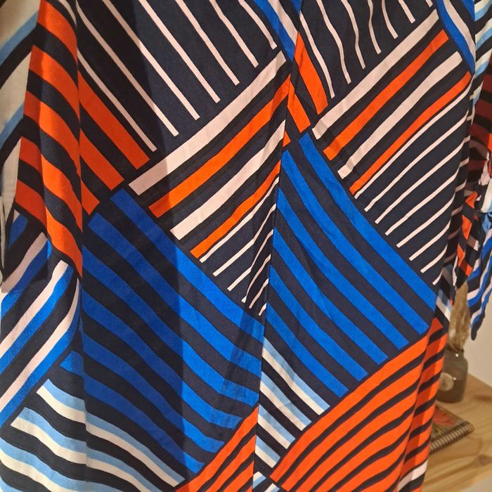 Kolorowa sukienka etniczna z wiskozy 100% wiskoza M 38