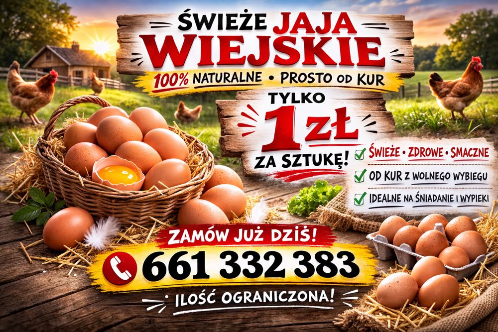 Wiejskie jaja Dryżyna Szlichtyngowa Głogów