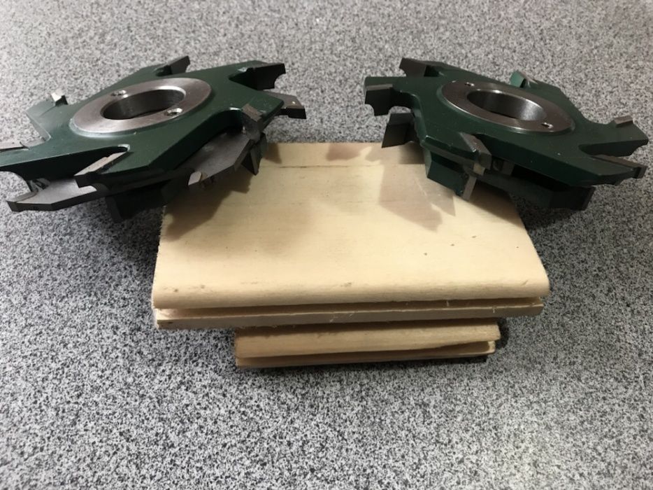 Комплект фрез з твердосплавними напайками для виготовлення вагонки