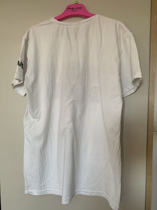 Koszulka biala karl lagerfeld ikonik t-shirt