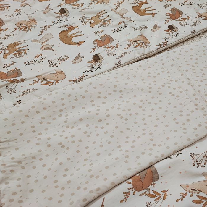 Pościel dla dziecka z wypełnieniem 100×75 cm + prześcieradło 140x70