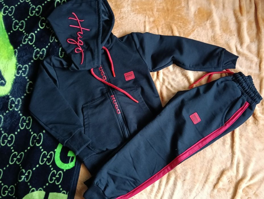 Komplet dresowy Hugo Boss czarny 104/110