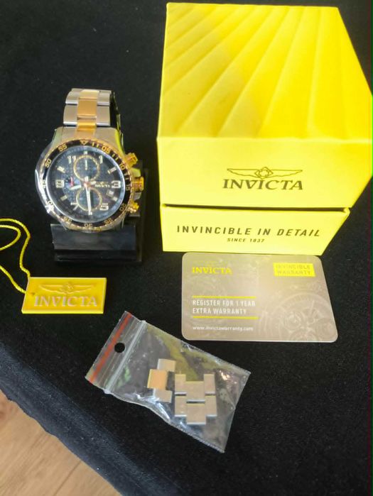 Zegarek męski INVICTA Specialty 14876 - bransoleta - folia - cały komplet - Gwarancja - stan BDB