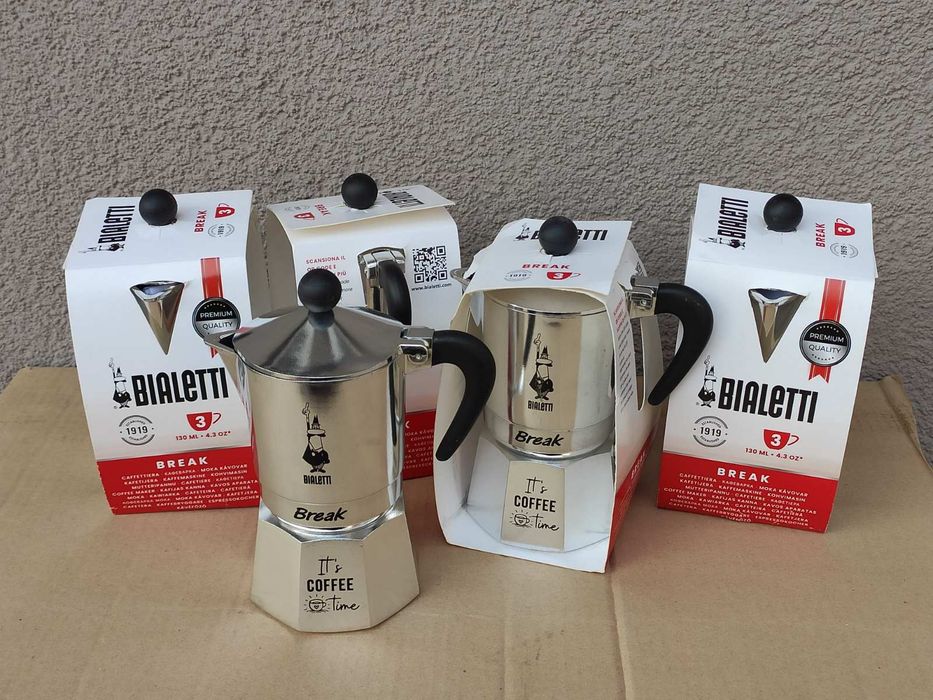 Bialetti Break Rainbow гейзерная кавоварка кофеварка на 3 чашки 130 мл