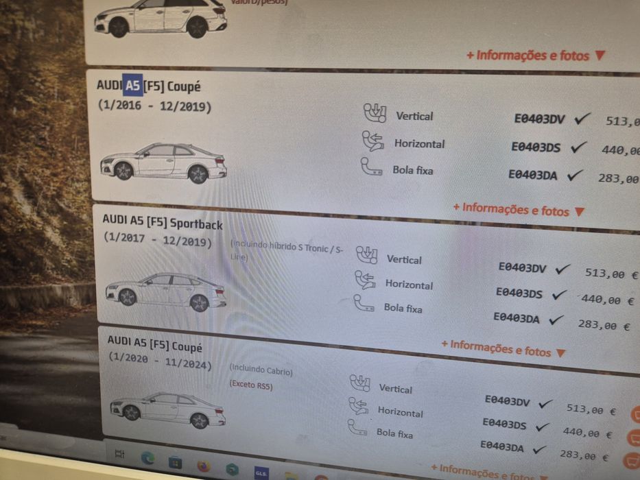 Gancho Bola Reboque - instalação completa - Audi A4 (b9)