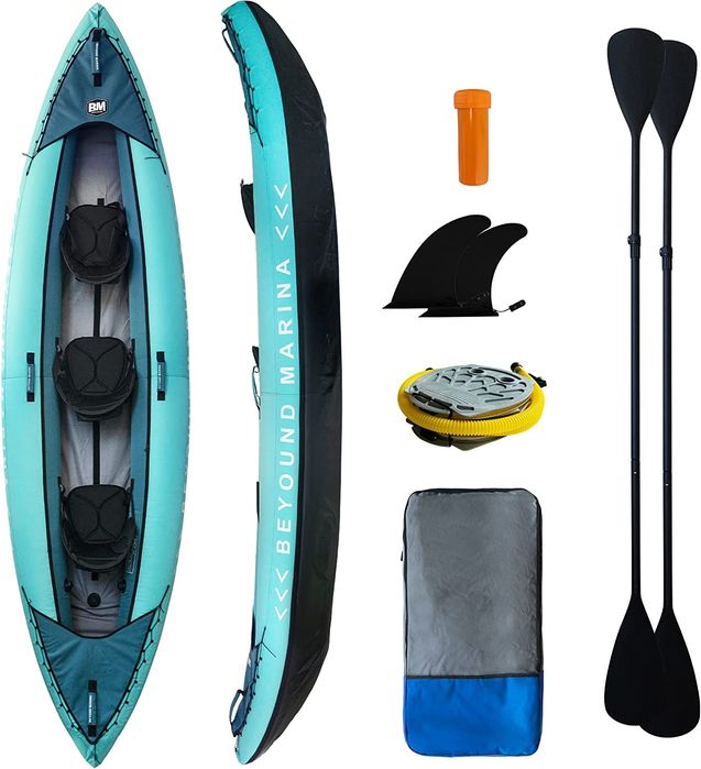 Kajak dmuchany 3 osobowy