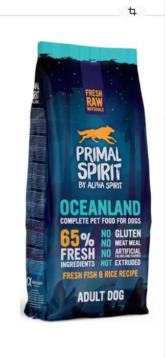 Karma dla psa półwilgotna PRIMAL SPIRIT Oceanland 12 kg