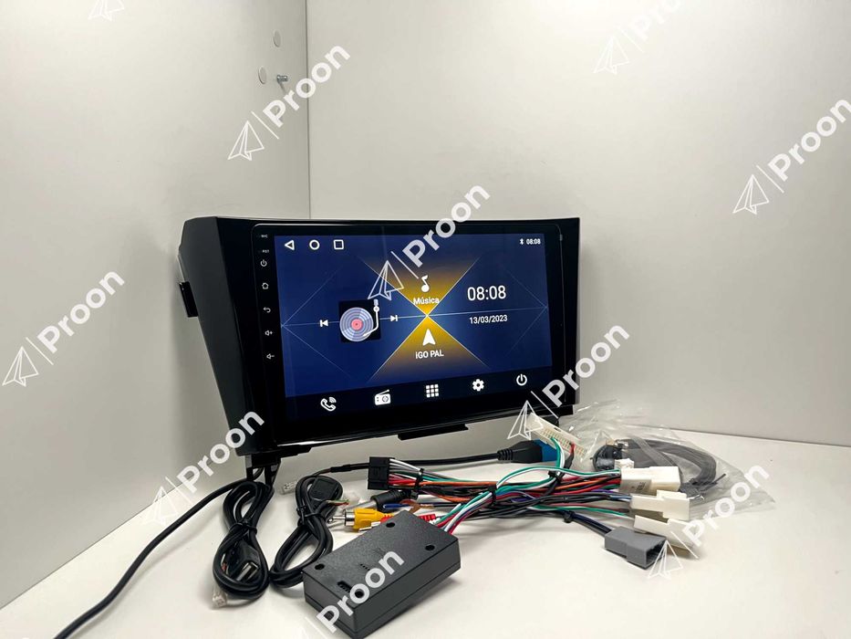 Auto Radio Nissan Qashqai J11 X Trail3   2Din Ano 2013 até 2017