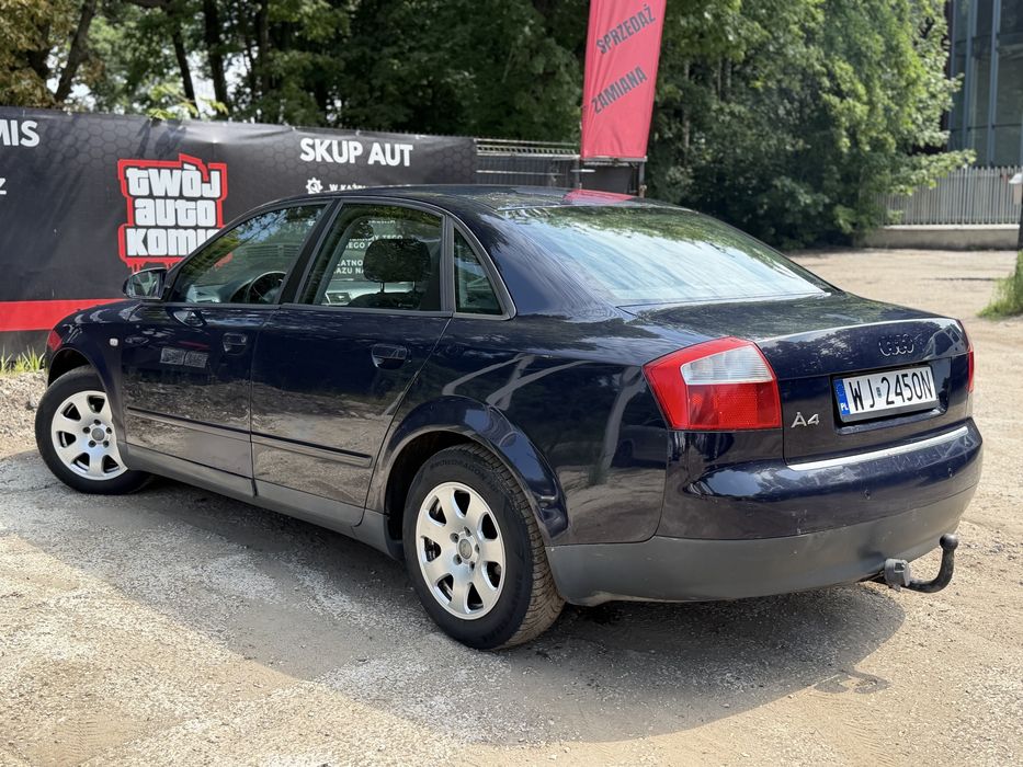 Audi A4 1.9 TDI Automat 2004 Klima 2 Strefy Tempomat Hak Alufelgi Niskie Spalanie Zadbana