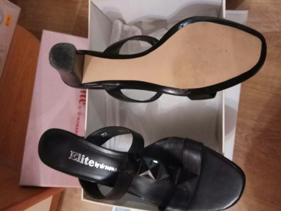 Кожаные шлепанцы 41р