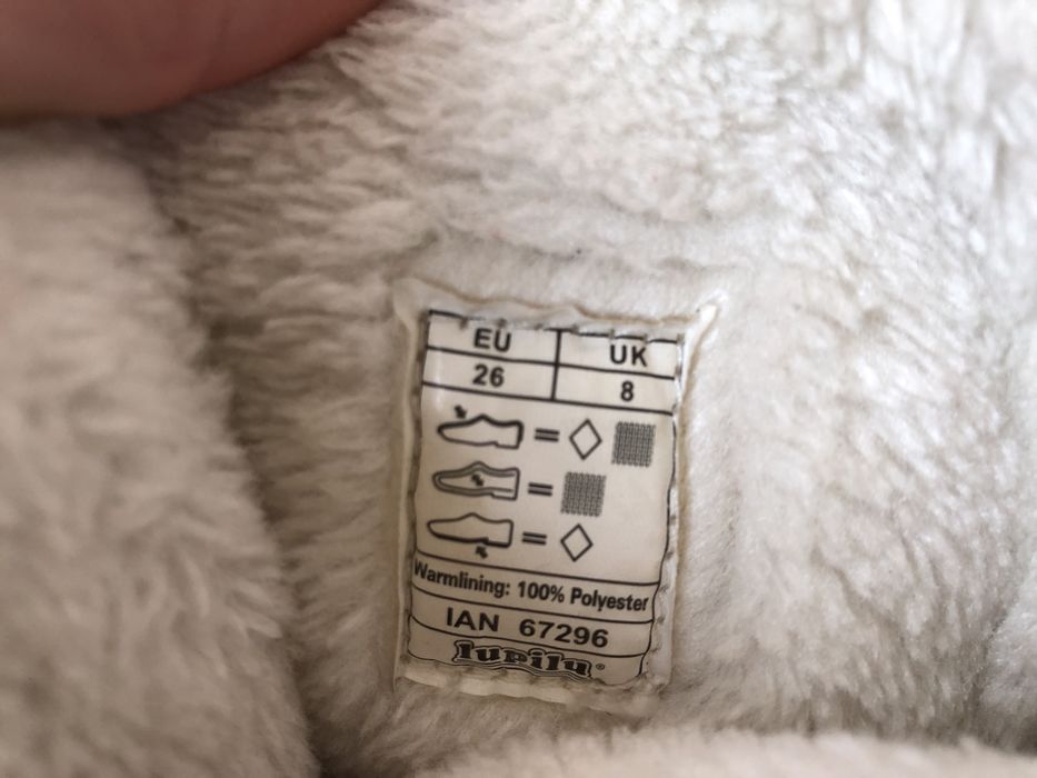 Сапожки для девочки зимние не промакаимые с Германии