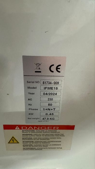 Amassadeira Espiral GGM Gastro 15L c/ Cuba fixa