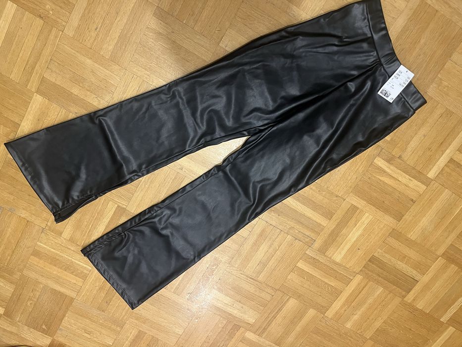 Nowe z metką spodnie H&M 158 ze skóry ekologicznej