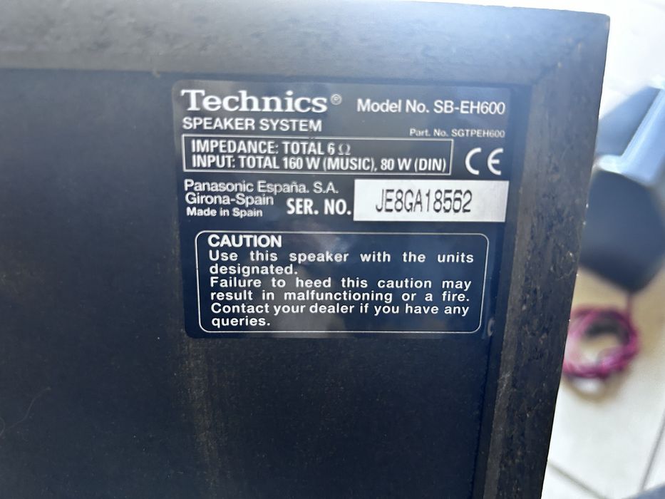 głosniki technics