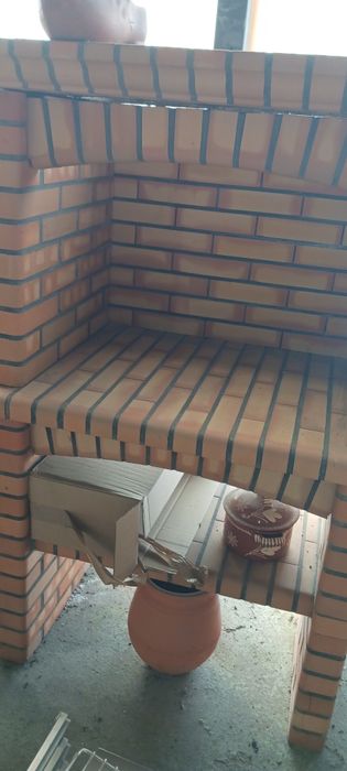 Churrasqueira com forno ,pio inox, fogao inox