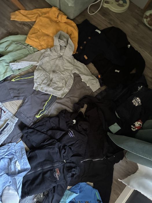 Paka ubrań 110 116 h&m smyk i inne zestaw paczka
