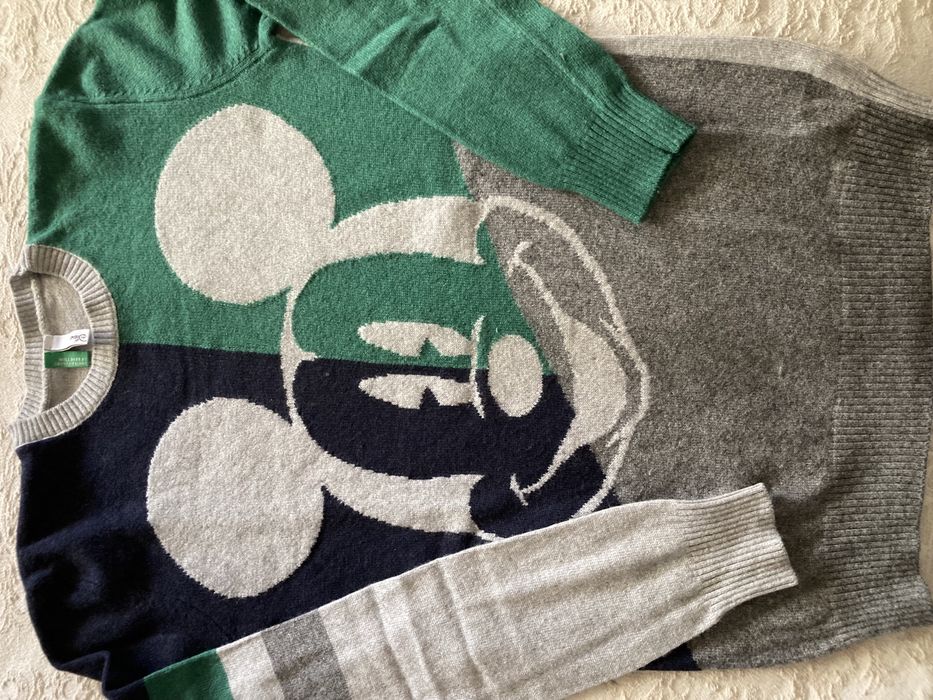Camisola de malha Mickey Benetton  10/11anos