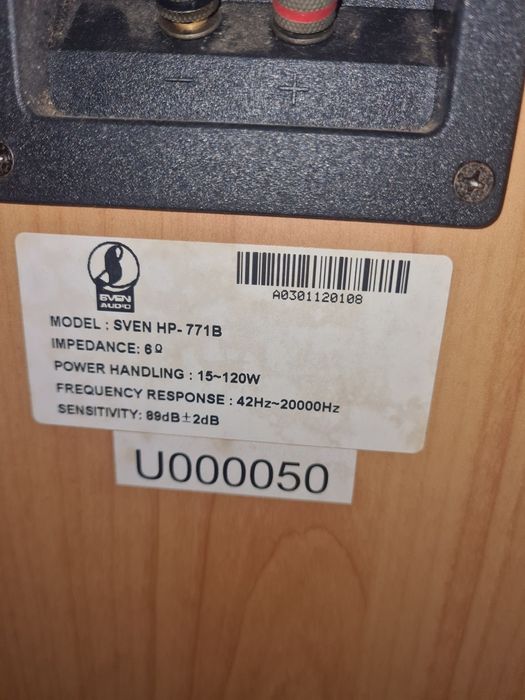 Продам колонки Sven с рессивером Kenwood