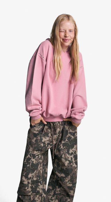 Худі з капюшоном і заклепками Bershka