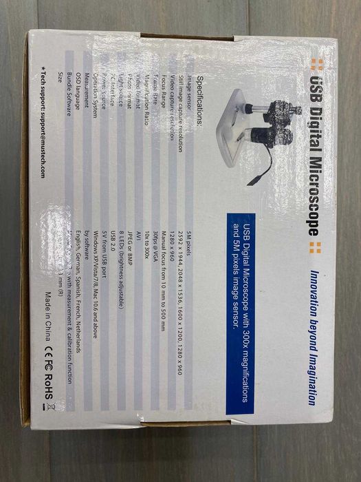 Mikroskop cyfrowy Levenhuk DTX 90 5MP 300x