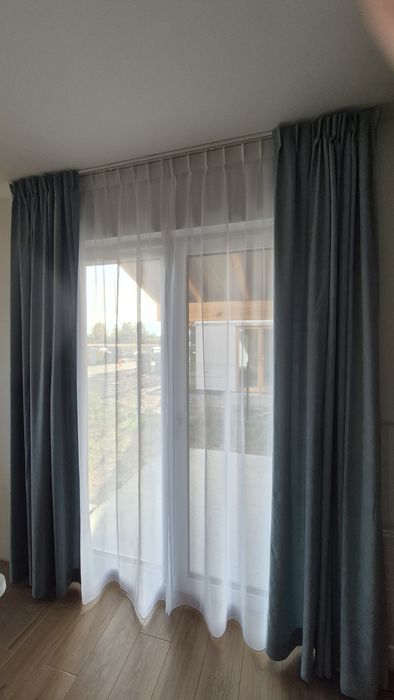 ZASŁONY Firany ,Karnisz KS, NA WYMIAR Microflex