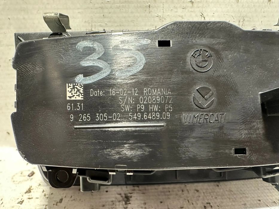 Modulo Comutador Switch Luzes Original BMW 9265305 2004 - 2013